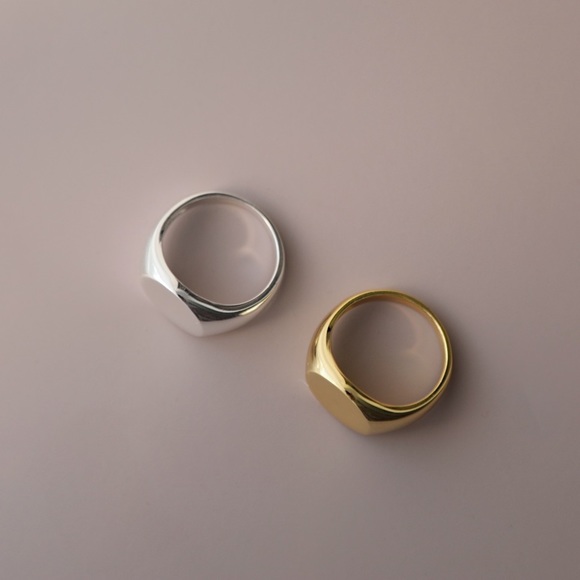 Signet Midi Ring | 925 Silver - Picture 6 of 7